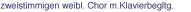 Nr. 5. Weihnachtslied(C-dur)